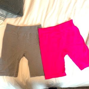 Free people biker shorts (2 pack)